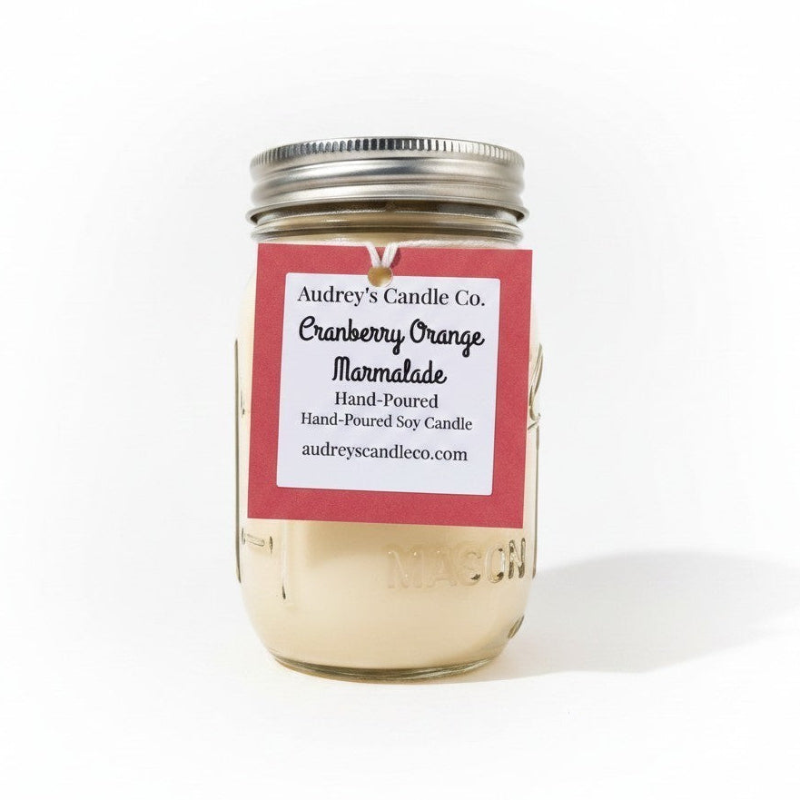 Cranberry Orange Marmalade: Large Candle