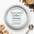 Coffee + Donuts: small candle