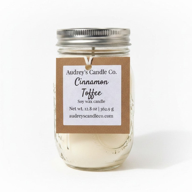 Cinnamon Toffee: Large Candle