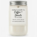 Coffee + Donuts: large candle