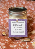 Driftwood + Coconut: large candle