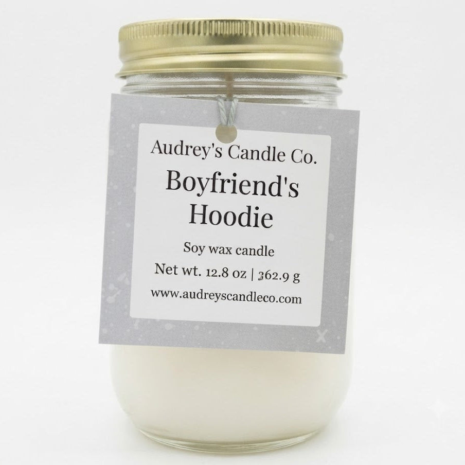 Boyfriend's Hoodie: large candle