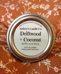 Driftwood + Coconut: small candle
